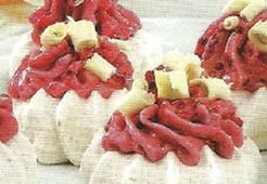 Меренги с кремом