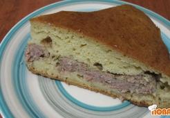 Мясной закрытый пирог