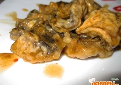 Рецепт: Шампиньоны в восточном стиле