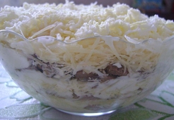 Салат с печенью