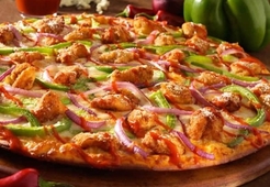 Пицца со шпротами и лимоном