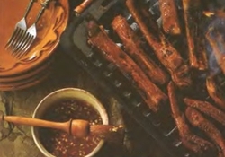 Рецепт: Жареные свиные ребрышки