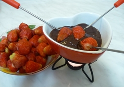 Рецепт: Шоколадной фондю