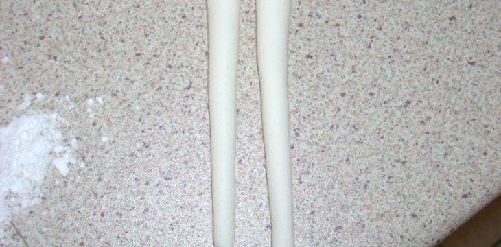 Шаг №2 МК Снегурочка из мастики от Annula