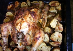 Рецепт: Курица с лимоном