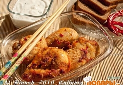 Курица с острым перцем и мёдом