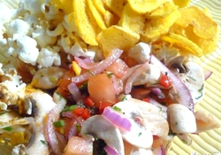 Рецепт: Сэбиче из шампиньонов