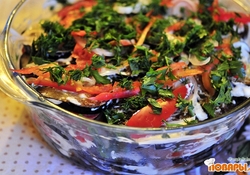 Рецепт: Салат «Баклажанный»