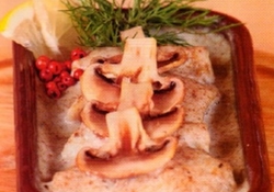 Рецепт: Треска под соусом бешамель