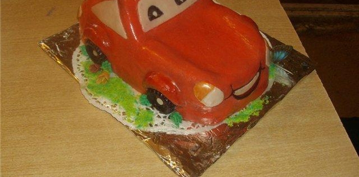 Шаг №8 МК Торт Машинка от Тигра-Львовна