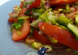 Рецепт: Салат с помидорами по-турецки