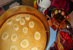 Апельсиновый кекс с орехами и яблоками