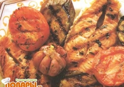 Рецепт: Рыба с овощами по-средиземноморски