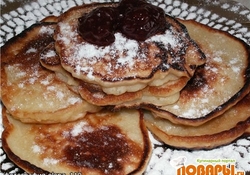 Рецепт: Яблочные оладушки