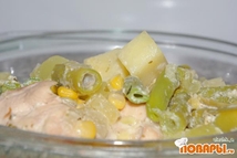 Шаг 3: В казанок помещаем все наши …