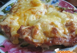 Мясо по-французски с картофелем