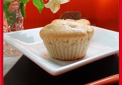 Рецепт: Сметанные маффины с ревенем