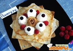 Рецепт: Десерт "Квадро"