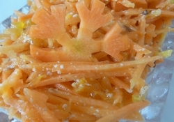 Рецепт: Салат "Оранжевый снежок"