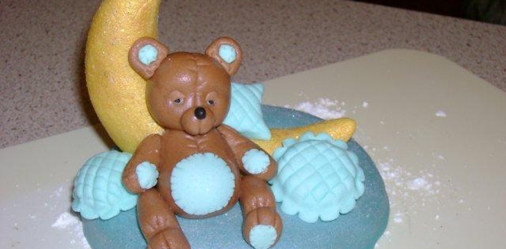 Шаг №7 МК Торт с сонным мишкой от Annula