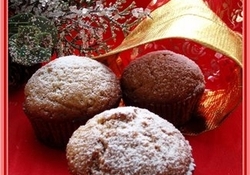 Рецепт: Новогодние кексики (Jõulumuffinid)