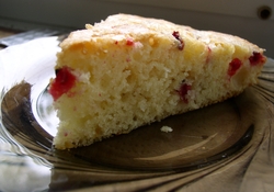 Рецепт: Сметанный пирог с ягодами