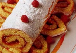 Рецепт: Абрикосовый рулет 