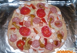 Рецепт: Пицца в домашних условиях