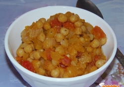 Рецепт: Нут с тыквой 