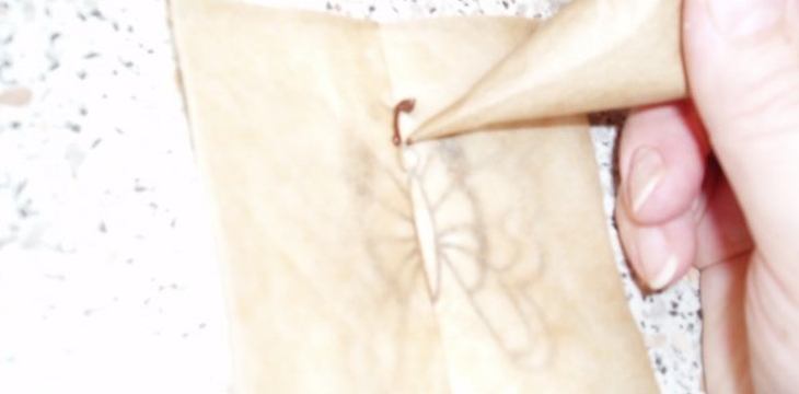 Шаг №2 МК Бабочка из шоколада от Larissa3 