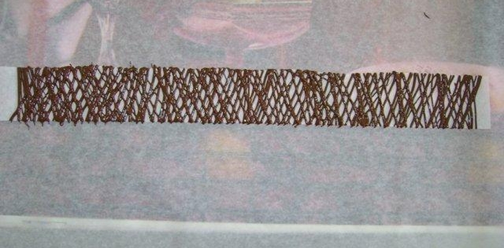 Шаг №2 МК Обрезанная шоколента от Annula