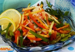 Крабовый салат по-московски  