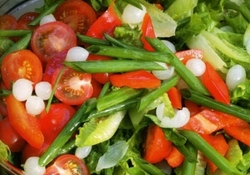 Рецепт: Салат из красного болгарского перца