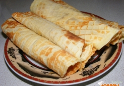 Ванильные вафельки домашние