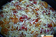 Шаг 4: Разложить на пюре, посыпать тертым …