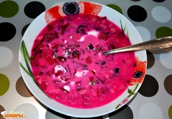 Холодный борщ