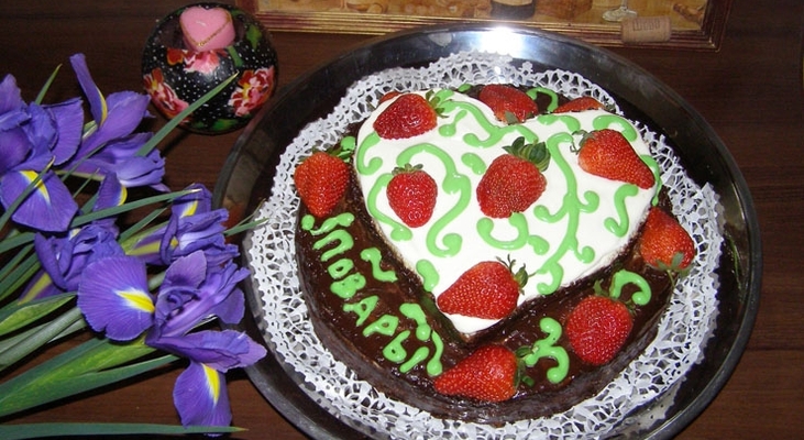 Торт "Любящее сердце"