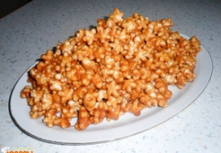 Кукурузные палочки в ирисках. Десерт моего детства!