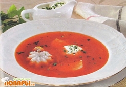 Борщ с осьминогами