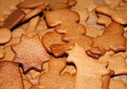 Рецепт: Рождественское имбирное печенье