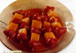 Рецепт: Фрукты на шпажках