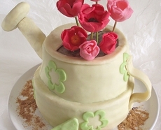 Весенний торт "Пора на грядки"