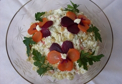  Салат "Оливье" с крабовыми палочками