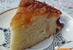 Яблочный карамельный пирог