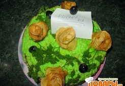 Торт закусочный, каротфельный