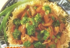 Жаркое из утки с китайской лапшой