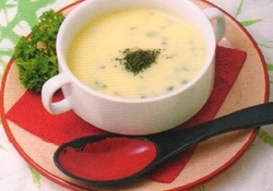 Рецепт: Куриный суп со шпинатом