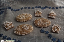 Шаг 5: Обводим пряники по контуру, а …