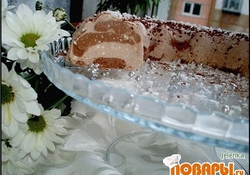 Рецепт: Творожно-шоколадная зебра