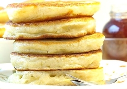 Рецепт: Пышные несладкие оладьи